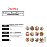 Pearl Diamond Ornament Set — Crystal