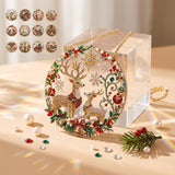 Pearl Diamond Ornament Set — Crystal