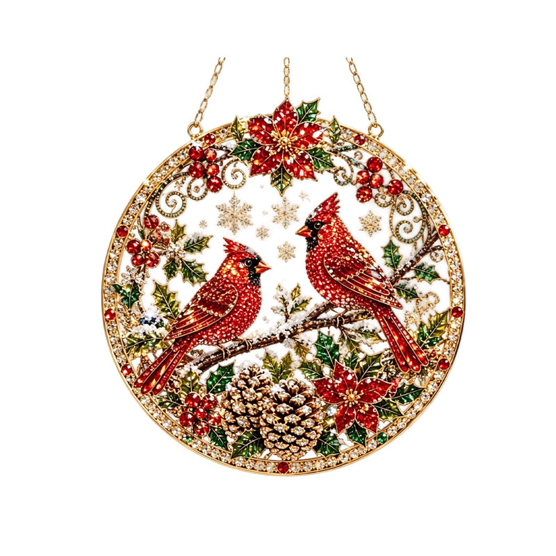 Pearl Diamond Ornament Set — Champagne