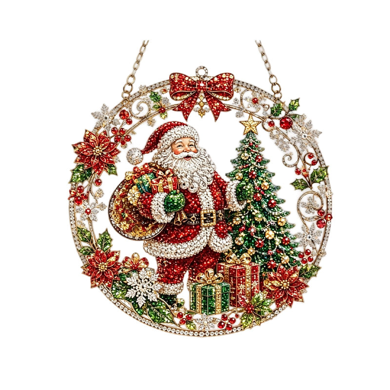 Pearl Diamond Ornament Set — Frost