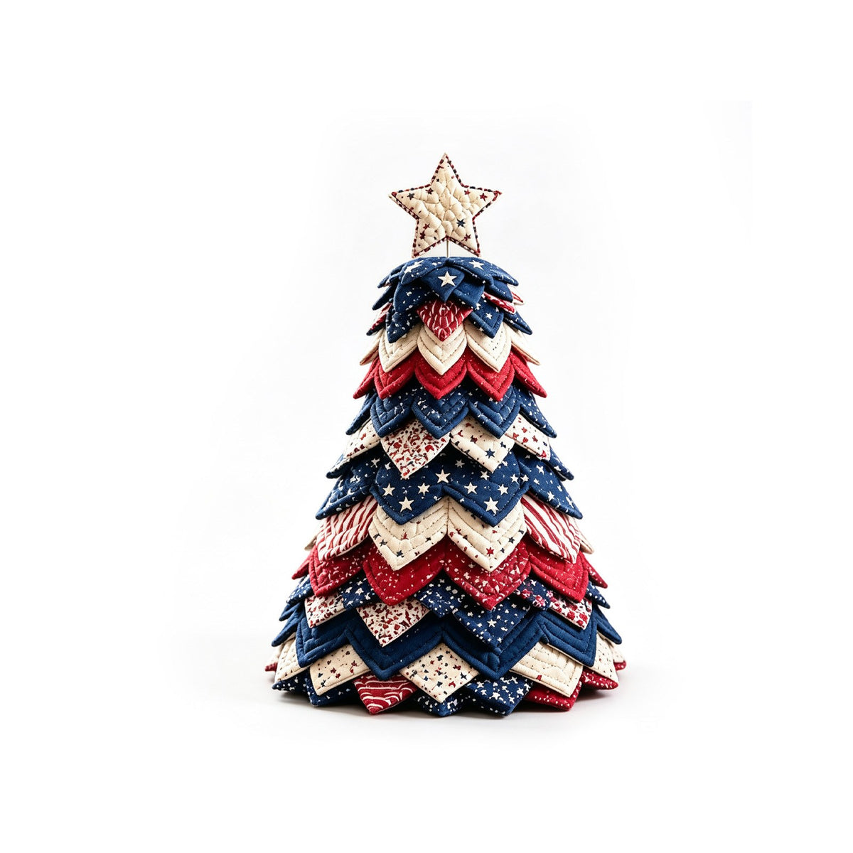 White Star Tree Quilt Set